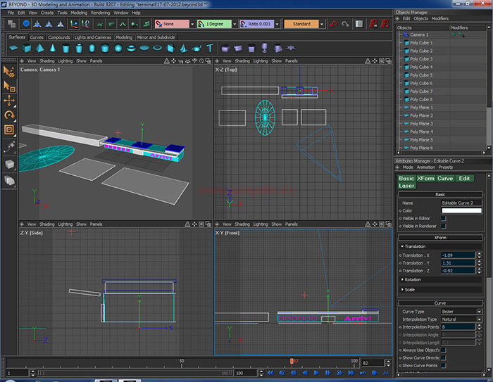 Laserdesigner Pangolin Beyond Lasershowsoftware - powered by GT-TECH LASER