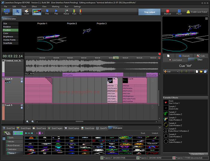 Laserdesigner Pangolin Beyond Screenshot