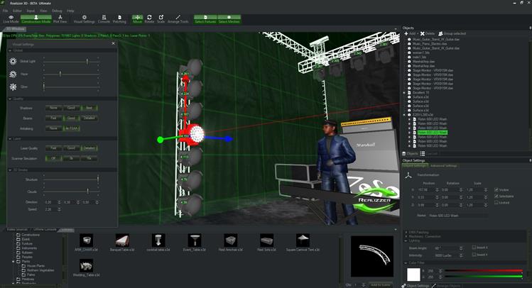 Realizzer 3D Software, powered by Pangolin & GT-TECH
