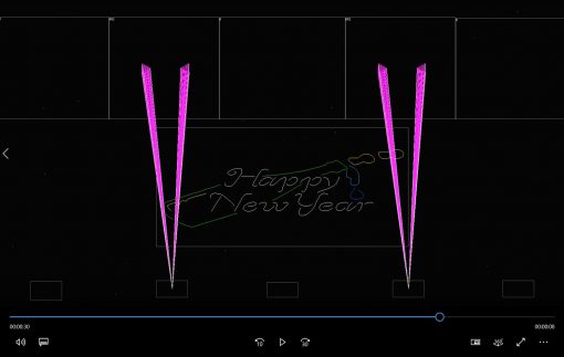 Sylvester - Neujahr Lasershow Intro